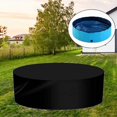 thumbnail image 5 of Housse de Protection pour Piscine Ou spa, Pare-Soleil Rond pour spa Extérieur, Housse Imperméable et Antipoussière, 5 of 5