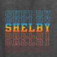thumbnail image 6 of Wild Bobby Ford Shelby Vintage Retro All-Over Color Shift Logo Unisex Crewneck Sweatshirt, 6 of 6