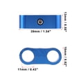 thumbnail image 4 of Unique Bargains 5 Pcs AN6 Hose Fuel Line Separator Clamp Blue, 4 of 5