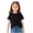 Black, variant on VUHXZWAF Girls Summer Tops Short Sleeve Crewneck T Shirts Casual Cotton Tee Everyday Wear Size 8-9 Years