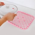 thumbnail image 3 of Kitchen Sink Divider Protector Mat Heat Insulation Table Mat (Pink), 3 of 6