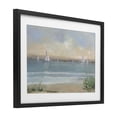 thumbnail image 2 of Stupell Industries Transitional Coastal Sailing At Dawn Black Framed Print Under Glass, 23 x 17, by Sally Swatland, 2 of 8
