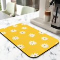 thumbnail image 2 of 2 Pack Washable Rubber Daisy Cute Floral Dish Drying Mats for Kitchen Counter Home Large Coffee Bar Pad Accessories and Decor for Utensils Stemware (2pcs 18''x24''+19.5''x12''), 2 of 6