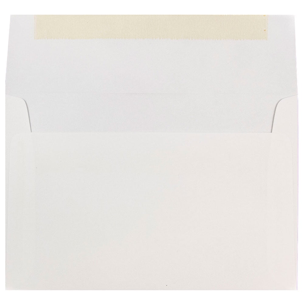 JAM Paper A8 Invitation Envelopes, 5 1/2 x 8 1/8, White, 100 per