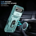 thumbnail image 6 of Decase Case Compatible with Apple iPhone Air,Shockproof Impact Resistant with Slide Lens Protective Cover Case for iPhone Air 6.5 inch 2025 Release,Case with Rotation Ring Stand,G, 6 of 9