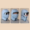 thumbnail image 3 of Windproof Full Cover Winter Hat with Glasses for Men & Women Thermal Thick Acrylic for Outdoor Activities, 3 of 4