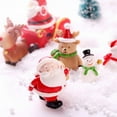 thumbnail image 4 of Windfall 1pcs Christmas Miniature Figurines Mini Santa Clause Ornament Xmas Micro Landscape Christmas Tree Snowman Reindeer Gift for DIY Fairy Garden, 4 of 8