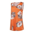 thumbnail image 4 of Ichuanyi Womens Tops, Summer Fashion Women's V-Neck Sleeveless Printing Camisole Vest Tee Tops Blouses, 4 of 9