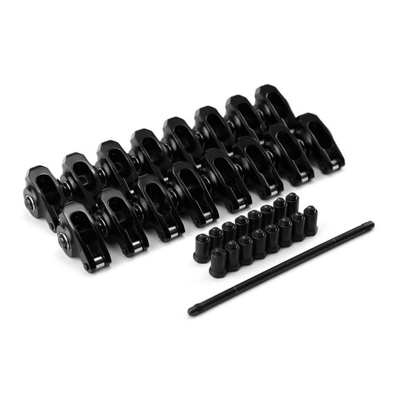 Speedmaster 1-261-007 Compatible with Ford SB 289 302 351 Windsor 1.6 Ratio 7/16" DNA Aluminum Roller Rocker Arms