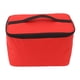 thumbnail image 1 of Bolsa de compras y refrigeración reutilizable de 10 l para transporte de alimentos, bolsa de tela Oxford roja con aislamiento para comestibles, 1 of 8