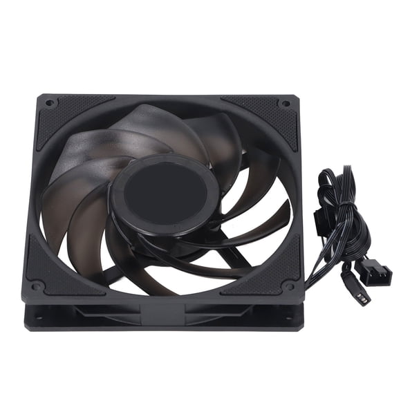 Ventilador de Enfriamiento de Estuches, 4 pin Pwm 5V Argb 140 mm Ventilador CPU Tranquilo para PC