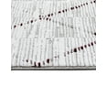 thumbnail image 3 of Johanna Cream Geometric Bamboo Area Rugs for Living Room Jacquard Textured Modern Rugs Soft Geometric Rug for Bedroom Washable Rug Non-Slip Bohemian Carpet Perfect for Dining Room Office Beige, 3 of 4