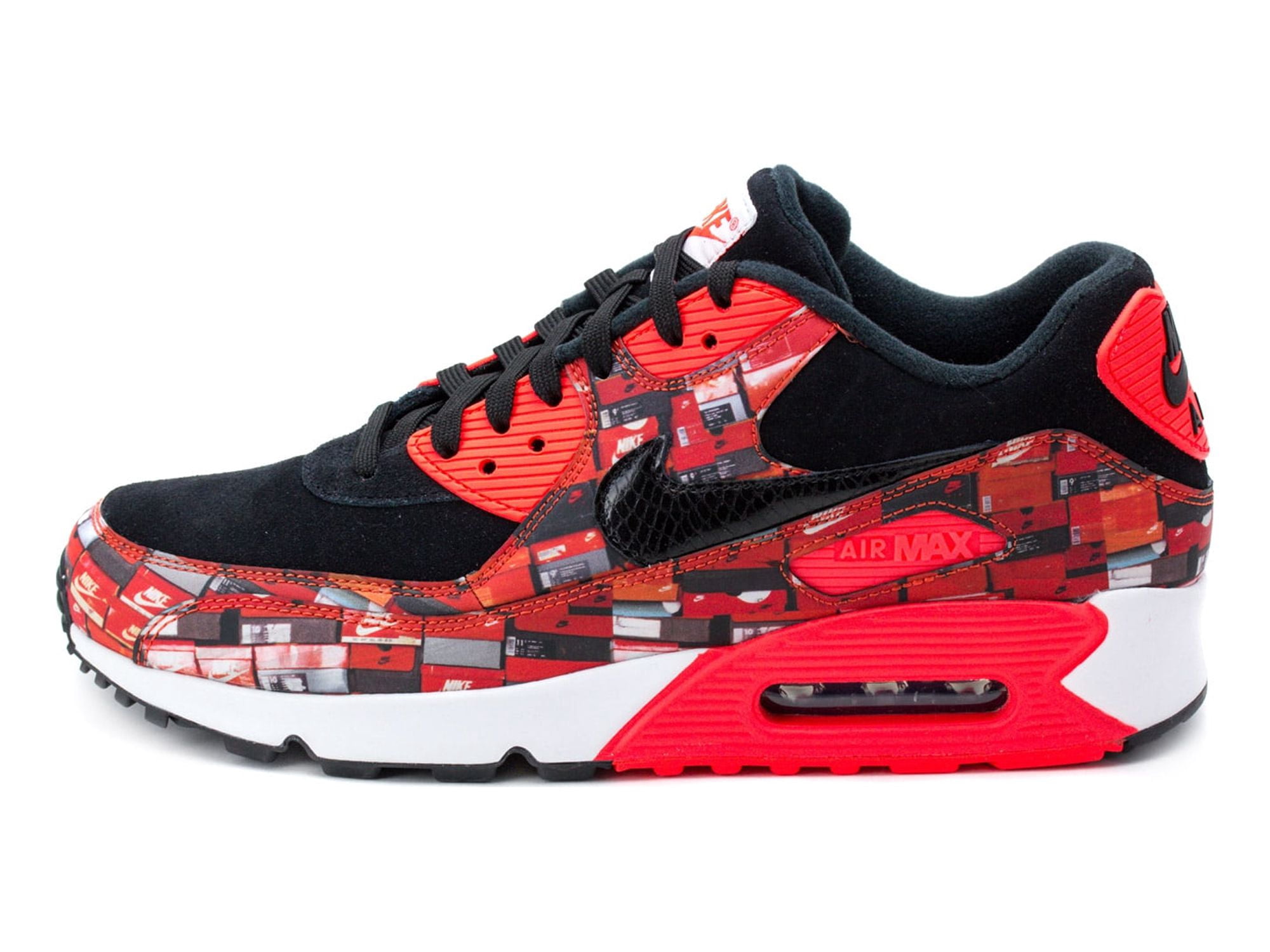 スニーカー NIKE   atmos   airmax90prnt Mens Nike x Atmos Air Max 90 Print We Love Nike Black Bright