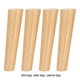 thumbnail image 4 of Toystoory Patas de repuesto premium amarillas de madera de bambú para sillas y sofás, resistentes y duraderas, de alta carga Decoración del hogar, 4 of 6