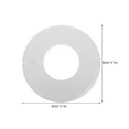thumbnail image 2 of STRANDCHIC 4-Pack White ABS Round Pipe Covers for Plumbing , Easy to Install for Home, Office, and Commercial Use, 2 of 8