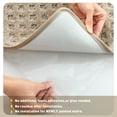 thumbnail image 5 of PURE ERA Bullnose Carpet Stair Treads Cover 9.5"x30"x1.2"14pcs With 1pcs Matching Landing Mat 2'x3'For wooden stair steps(Cream Gray,Mini Diamond Trellis), 5 of 13