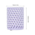 thumbnail image 2 of DINHEAROM Pen Holder Purple Iron 1Set 4.0x3.1x3.1in, 2 of 8