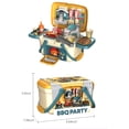thumbnail image 4 of HOARBOEG Children's Toys Puzzle Toys Christmas Gifts Children's Family Toy Set Puzzle Cooking Kitchen Dressing Table Toolbox Medicals Box Simulation Toy, 4 of 8