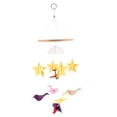 thumbnail image 5 of Raindrops Felt Wind Chime Charm Pendant for Kids Room Decoration Assorted Color Lightweight and Portable 1pc, 5 of 8