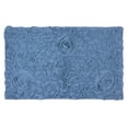 thumbnail image 4 of Home Weavers Modesto Collection 100% Cotton Tufted Bath Rugs, Extra Soft and Absorbent Bath Rugs, Non-Slip Bath Mats, Machine Washable, Bath Mats for Bathroom Floor, 24"x40" Rectangle, Sky Blue, 4 of 4