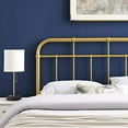 thumbnail image 5 of Modway Alessia Modern Farmhouse Metal Full Headboard in Gold, 5 of 5