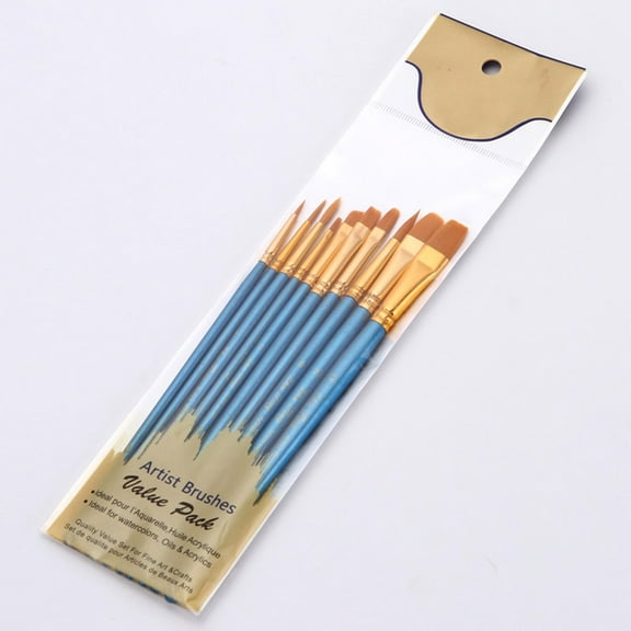 WHAMVOX  10 Pieces Paint Brush Numbers Beginner Painting Set Art Tool