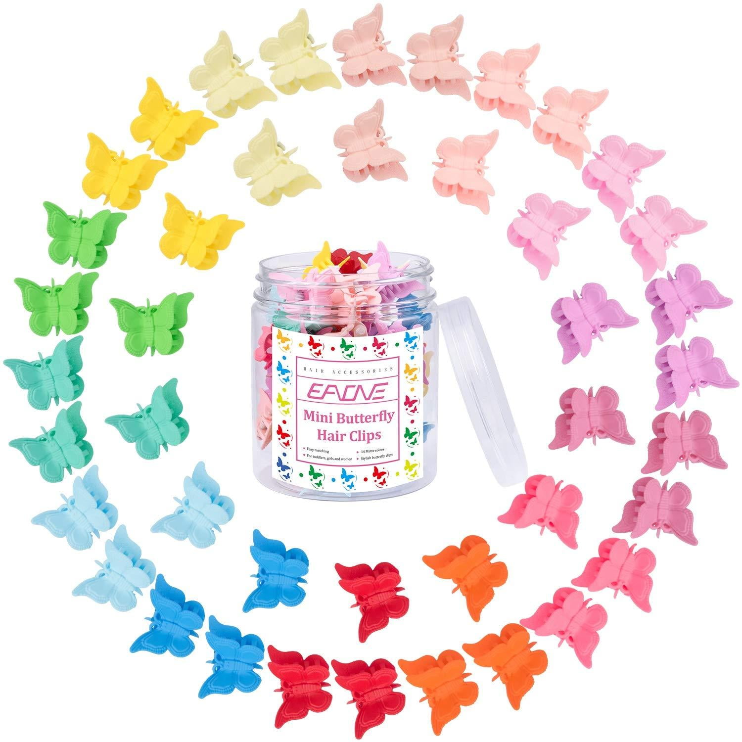 20x Colorful Assorted Mini Small Plastic Hair Clips Claws Clamps for Kids Girls 20x Colorful Assorted Mini Small Plastic Hair Clips Claws Clamps for Kids Girls