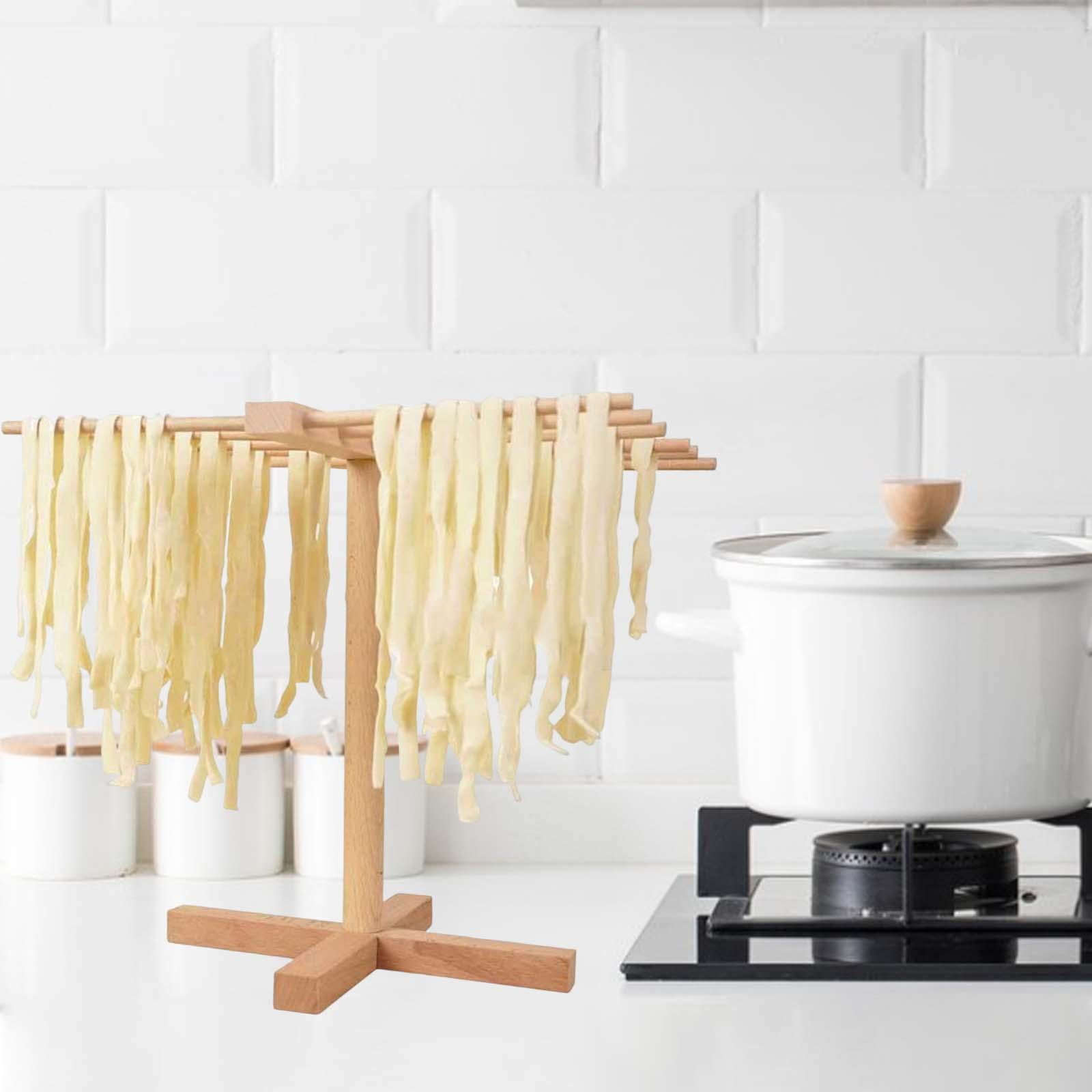 Waroomhouse Pasta Drying Rack Non-sticky Suspension Design Large Storage Pasta  Making Accessories Noodle Dryer Stand Kitchen Accessories 