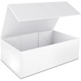 thumbnail image 1 of Caja de Regalo con Tapa Magnética, Blanco, Embalaje de Lujo, Caja Regalo para Boda Cumpleaños Navidad Halloween, 1 of 4