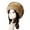 Light Brown, variant on Ladies Winter Hat Soft Thick Faux Fur Decor Heat Retention Cossack Style Windproof Anti-slip Elastic Flat Top No Brim Washable Outdoor Cap