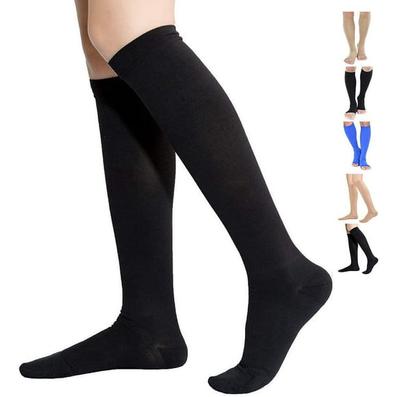 Knee High Compression Stockings, Firm Support 20-30mmHg Opaque Compression Socks