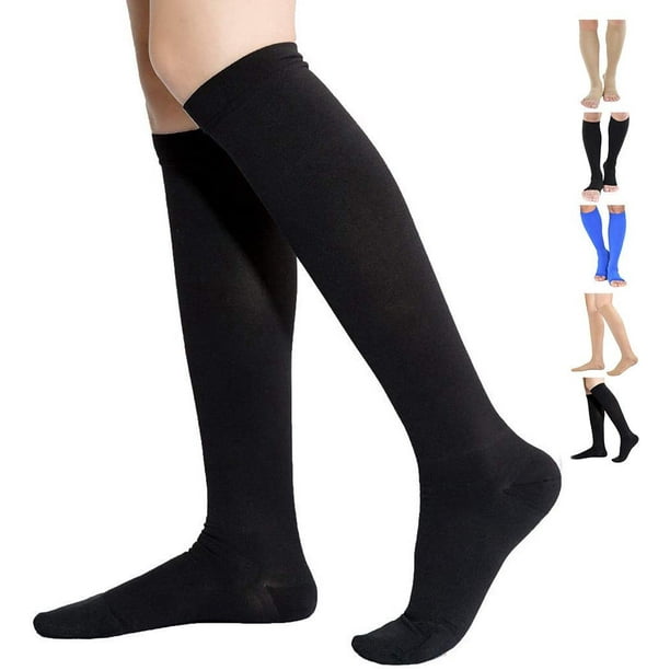 Knee High Compression Stockings, Firm Support 20-30mmHg Opaque Compression  Socks