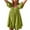 Green., variant on Akafmk Summer Dresses for Women Casual Dresses,Solid Color Off-the-shoulder Short Dress Short Sleeve Mini Dresses Ruffled Hem Wedding Guest Dresses