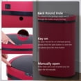 thumbnail image 5 of CL.HPAHKL 13 Gallon Garbage Can, 50 Liter High-Capacity Broken-Resistant Plastic Garbage Can with Lid Automatic Trash Cans Touchless Motion Sensor Trash Can for Home Kitchen Office (1, Red), 5 of 11
