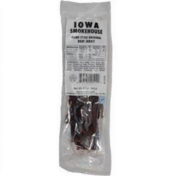 Iowa Smokehouse & Preferred Wholesale  5 oz Homestyle Original Flavor Beef Jerky - Pack of 12