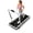Silver Incline+Handle, variant on Yagud Walking Pad Treadmill with Handle Bar and Adjustable Incline, 3.8HP Portable Electric Treadmills with Wheels for Home, Home Treadmills with Incline, 0.5-3.8MPH, Silver