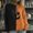Orange, variant on Women‘s Color Block Patchwork Pumpkin Halloween Knit Sweater Crewneck Pullover Loose Fit Casual Fall Spooky Season Top Daily Party Wear 1 Pack, White,S
