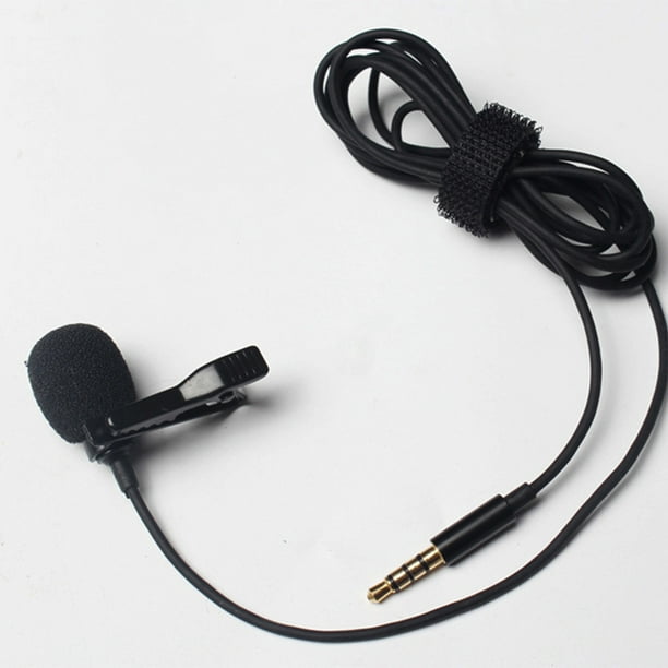 Amplificateur de voix de microphone sans fil à clipser de collier Lavalier  portatif pour la promotion de discours de conférence de conférence 