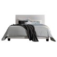 thumbnail image 2 of Bowery Hill Faux Leather Upholstered Queen Panel Bed in White, 2 of 2