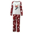 thumbnail image 5 of Linfrsh Holiday Pajamas Matching Family Christmas Pajamas Set - Xmas Sleepwear PJs Red,S, 5 of 7