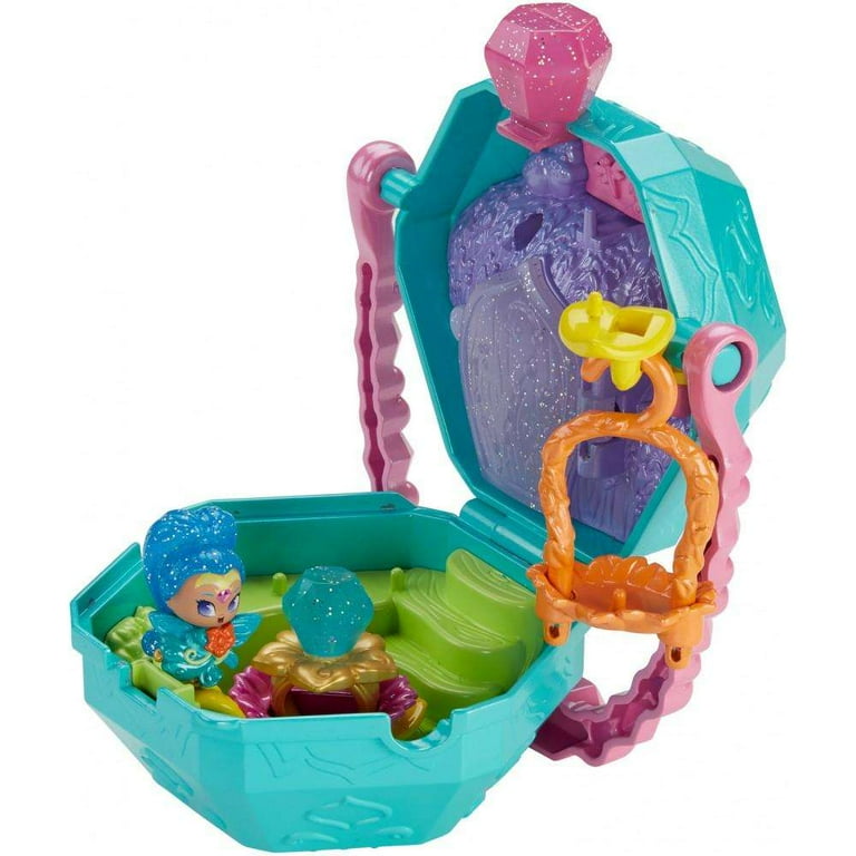 Les Petits Génies Shimmer and Shine Teenie Genies Flower Sprites On-The-Go Playset