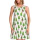 thumbnail image 1 of Fotbe Christmas Trees Vestido de Verano sin Mangas para Mujer – Vestido Midi Línea A, Estilo Camiseta Floral, Vestido Playero Casual y Fluido, 1 of 7