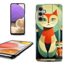 OneToughShield ® Shockproof Phone Case Compatible with Samsung Galaxy A15 5G - Cute Cats
