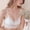 White, variant on Babysbule Bras for Women Women Lace-U-Back Lifting Bra Deep U Low Back Lace Bra