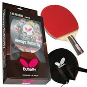 Butterfly 302-CS Racket Set - Includes Free Racket Cover