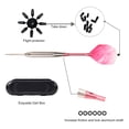 thumbnail image 3 of Professional Steel Tip Darts Set with Aluminum Shaft Deep Groove Barrel and PET Flights for Practice and Fun Games, 3 of 8