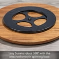 thumbnail image 4 of CounterArt Decorative Acacia Wood Lazy Susan Turntable 14" Diameter, 4 of 7