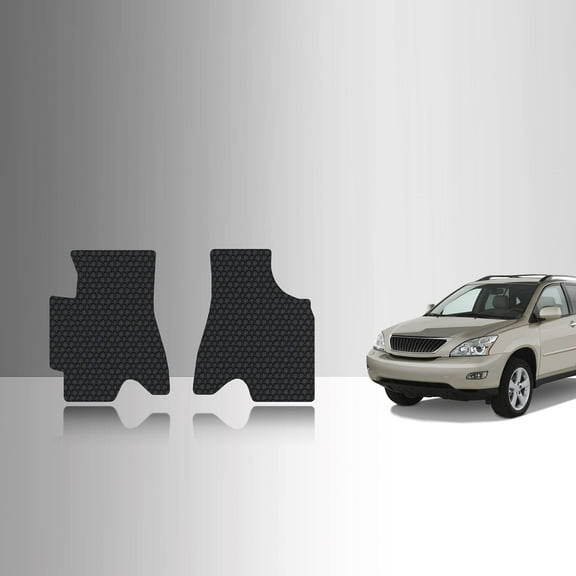ToughPRO Front Mats Compatible with Lexus RX300 2003 - All Weather Heavy Duty (Made in USA) Black Rubber