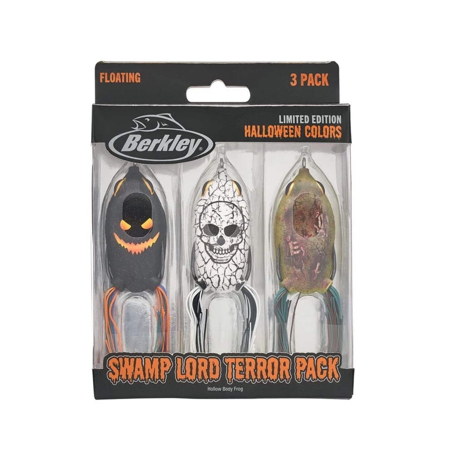 Berkley Swamp Lord Hollow Body Frog Terror Pack Halloween Topwater Bait