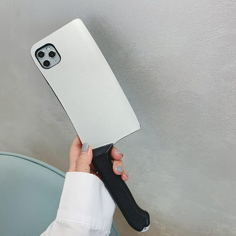 Case for iPhone 11 Pro Max Case Creative Cute High Imitation Spoof Fun  Silicone Kitchen Knife Anti-Drop Protection Phone Case for Women Men Black  - Walmart.com